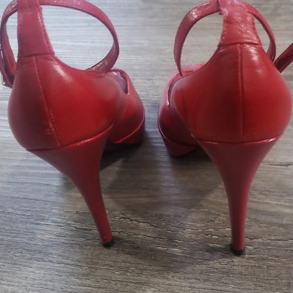 Bakers red pump open toe - Picture 5 of 5